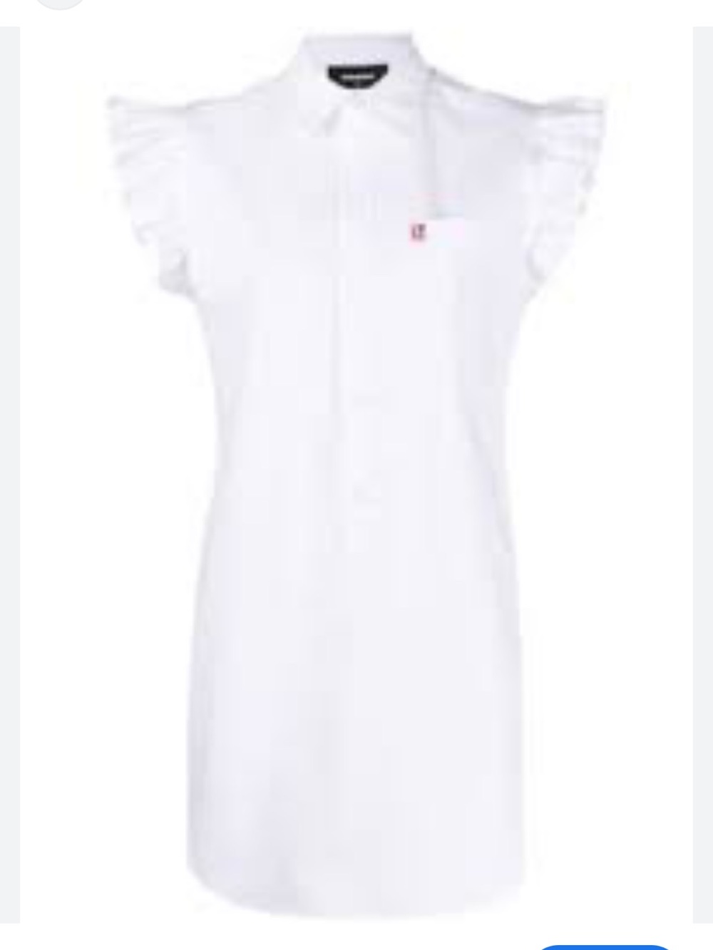 D squared ruffle shirt dress